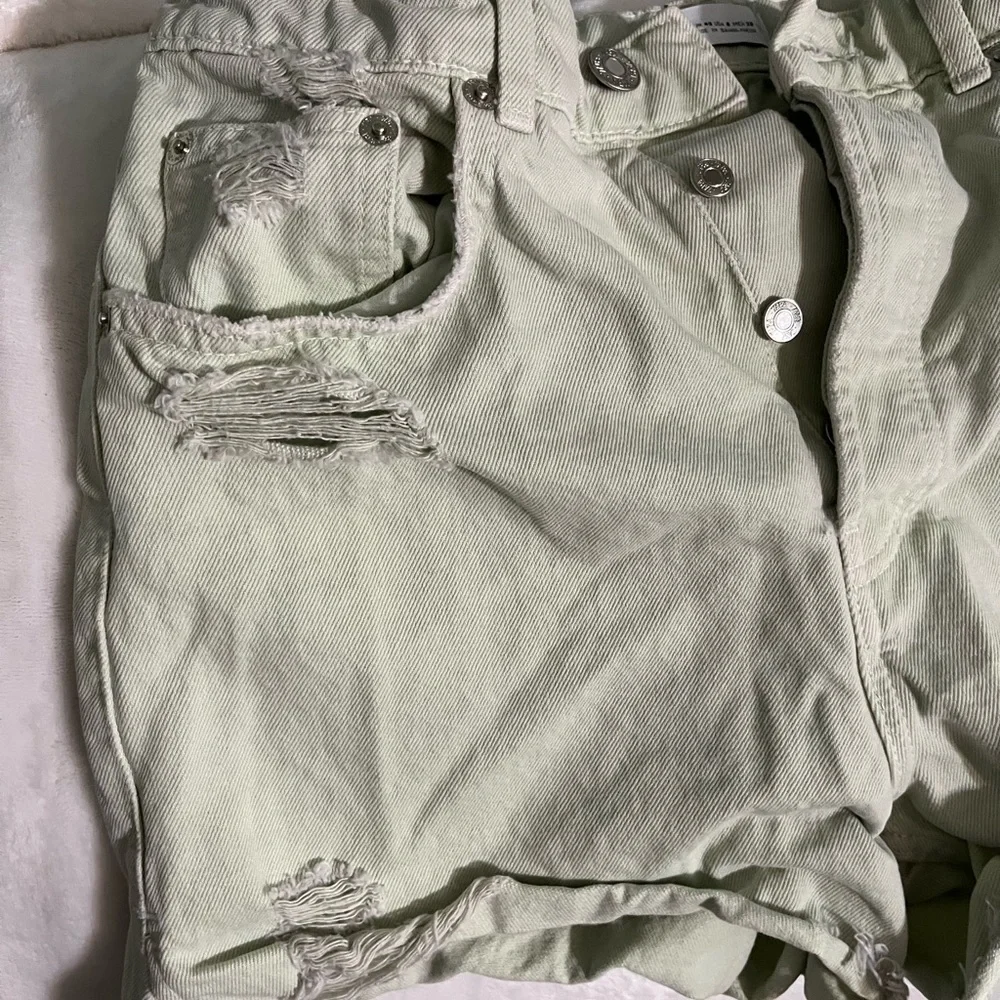 Zara light green Shorts